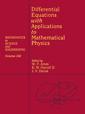 cover image of Differential Equations with Applications to Mathematical Physics